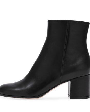 Women's Chunky Heel Round Toe Mid Heel Boots