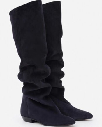 Retro Luxury Niche Pointed Flat Western Style Women's Boots